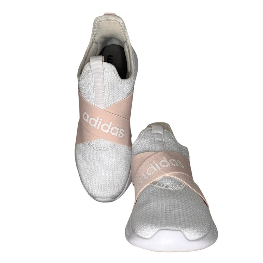 Adidas Puremotion Cloudfoam Pink and White Adapt Slip-on Sneaker-Size 9